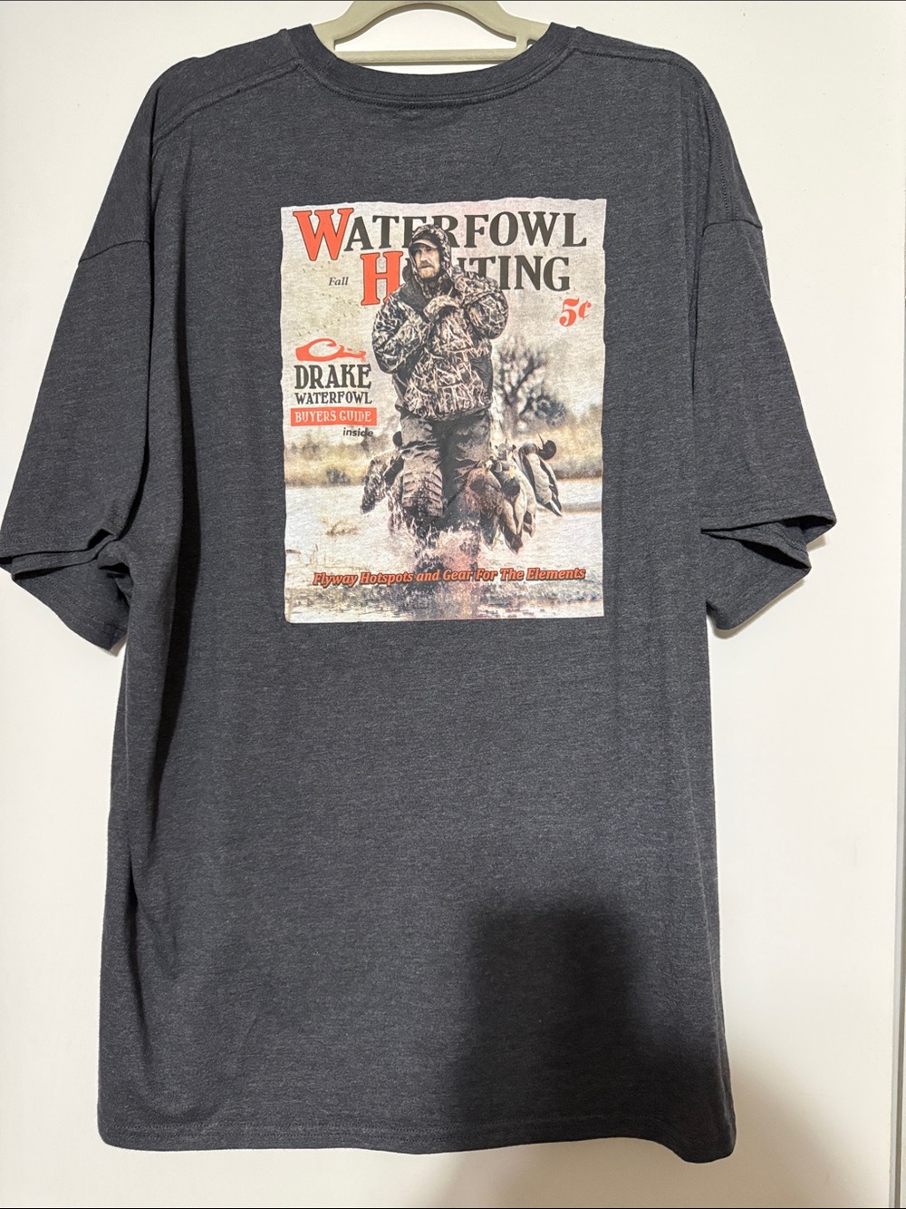 Drake Waterfowl Charcoal Graphic Short-Sleeve Tee